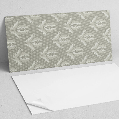 Square wall panel Stylish plant pattern