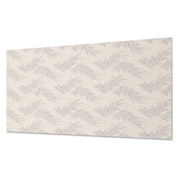 Pvc wall panel Leaf pattern on the background