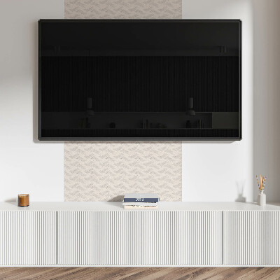 Pvc wall panel Leaf pattern on the background