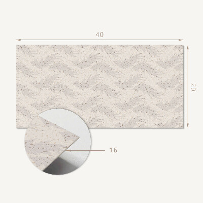 Pvc wall panel Leaf pattern on the background