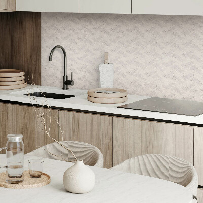 Pvc wall panel Leaf pattern on the background