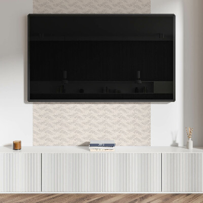 Pvc wall panel Leaf pattern on the background