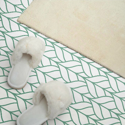 Square tv wall panel Leaf pattern in symmetry