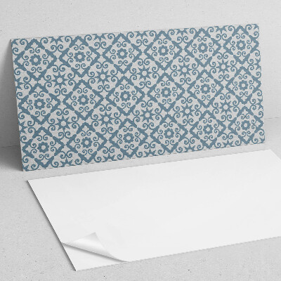 Square wall panel Pattern with ornaments and flowers