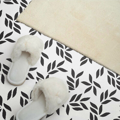 Pvc wall panel Leafy pattern on the background