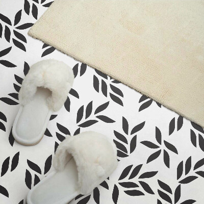 Pvc wall panel Leafy pattern on the background