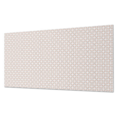Square tv wall panel Pattern with circles in a grid