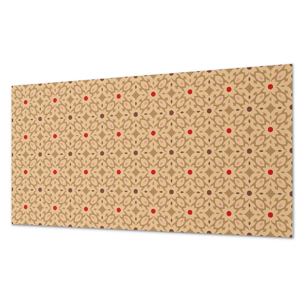 Pvc wall panel Floral pattern in a mesh