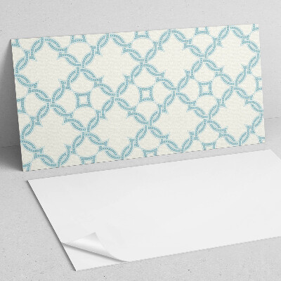 Square wall panel Interwoven patterns in a grid