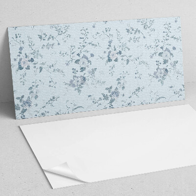 Square wall panel Floral pattern on the background