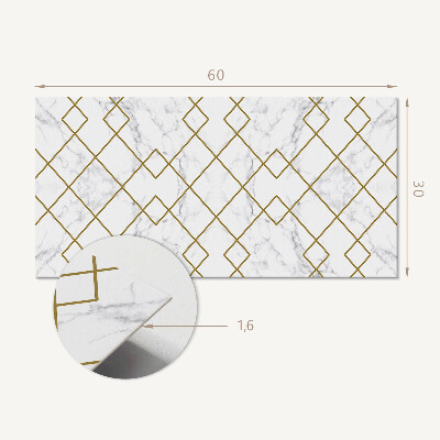 Pvc wall panel Geometric patterns on the background