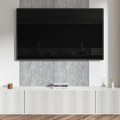 Square tv wall panel Natural stone texture