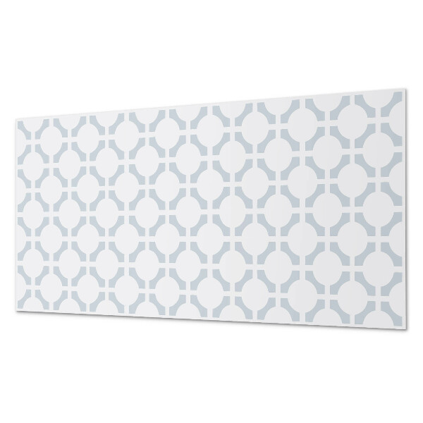 Square tv wall panel Geometric pattern with ovals