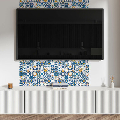 Square wall panel Mosaic patterns in the layout