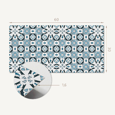 Square tv wall panel Geometric tile pattern