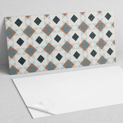 Pvc wall panel Geometric tile pattern