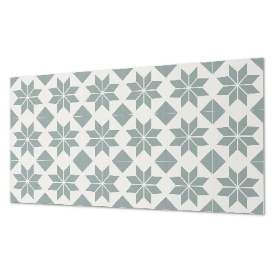 Square tv wall panel Geometric floral patterns