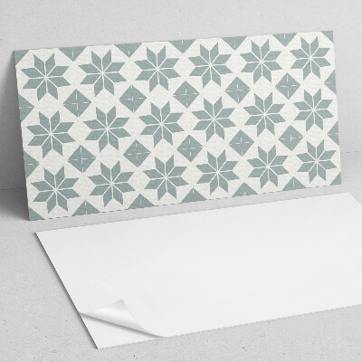 Square tv wall panel Geometric floral patterns