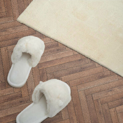 Square wall panel Herringbone board pattern
