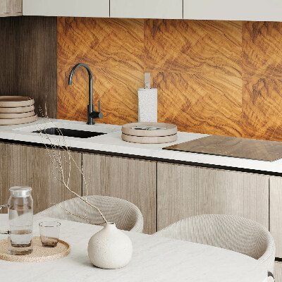 Square tv wall panel Natural wood pattern