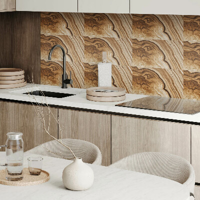 Square wall panel Natural wood patterns