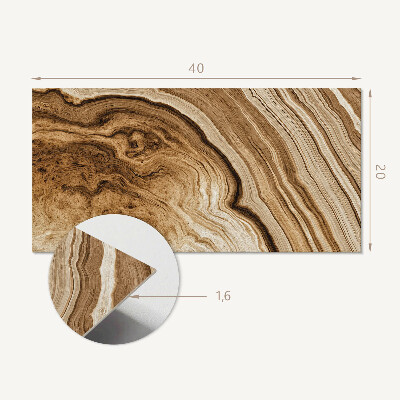 Square wall panel Natural wood patterns