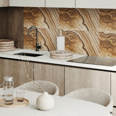 Square wall panel Natural wood patterns