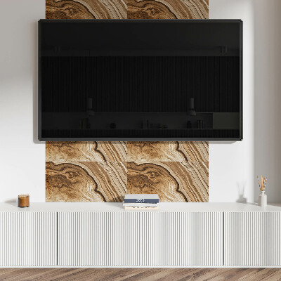 Square wall panel Natural wood patterns