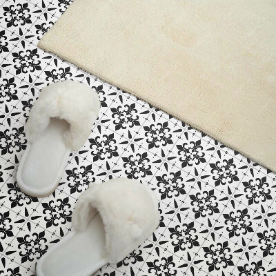 Pvc wall panel Crossed floral patterns