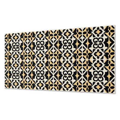 Square tv wall panel Geometric patterns on the background