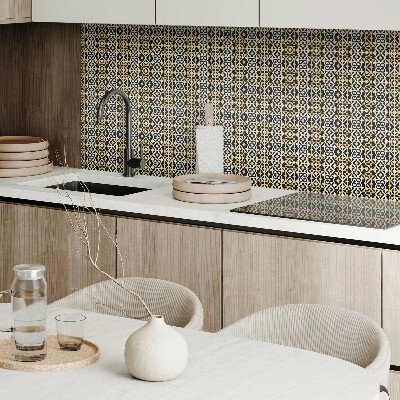 Square tv wall panel Geometric patterns on the background