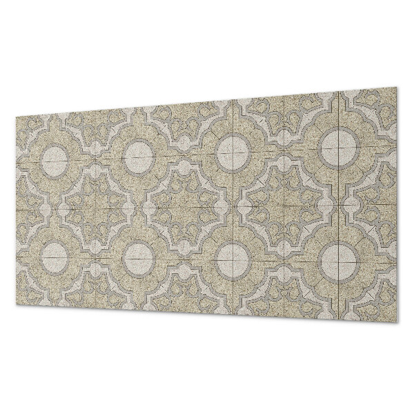 Square wall panel Mosaic pattern with circles