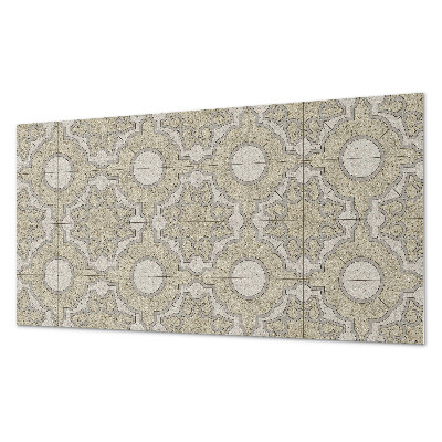 Square wall panel Mosaic pattern with circles