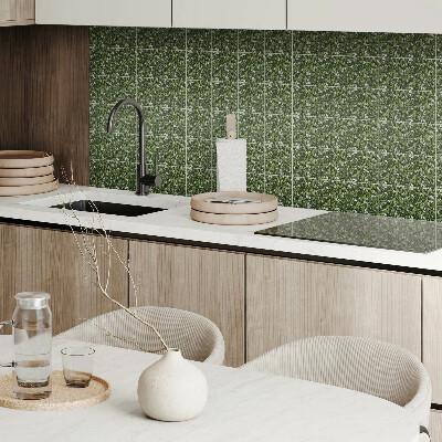 Square tv wall panel Floral pattern with leaves