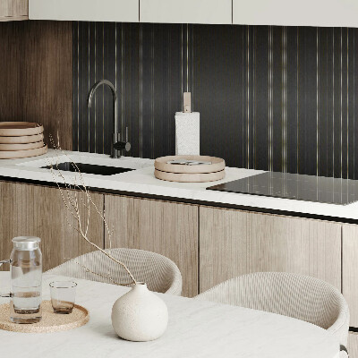 Square wall panel Vertical lines in rhythm