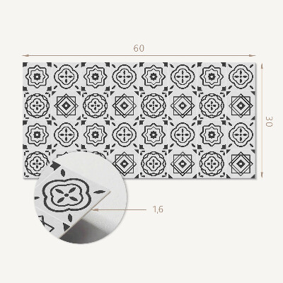Pvc wall panel Geometric patterns in squares
