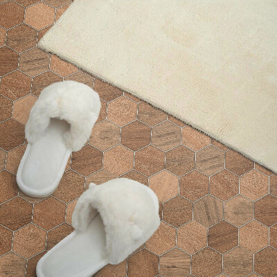 Square tv wall panel Hexagonal Tile Pattern