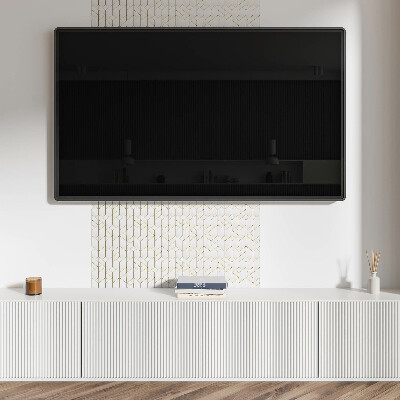 Square wall panel Geometric line pattern