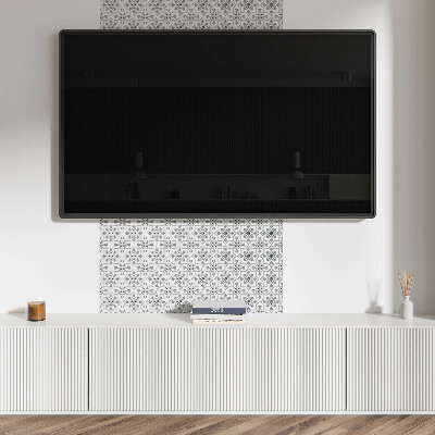 Pvc wall panel Pattern with floral motifs