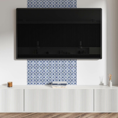 Square wall panel Floral pattern on the background