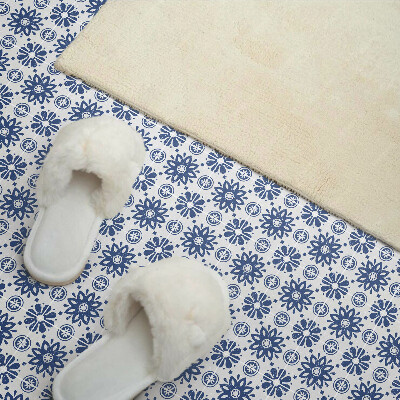 Square wall panel Floral pattern on the background