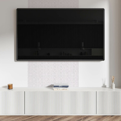 Square tv wall panel Delicate plant pattern