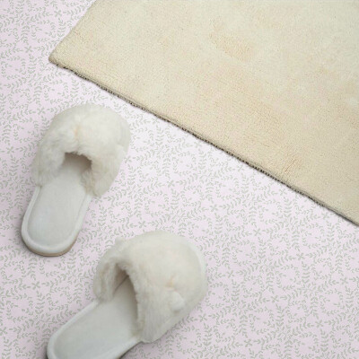 Square tv wall panel Delicate plant pattern