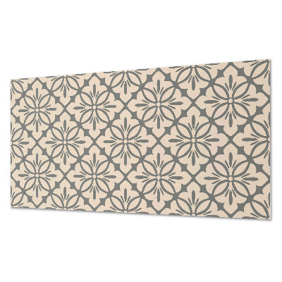 Pvc wall panel Floral pattern with details
