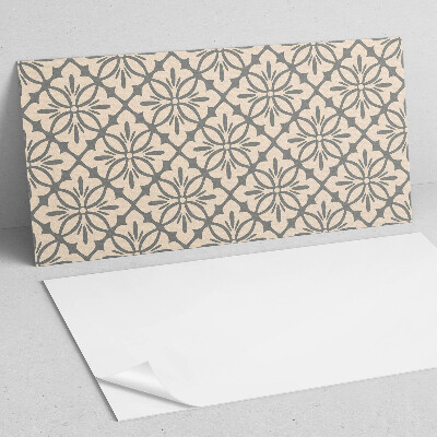 Pvc wall panel Floral pattern with details