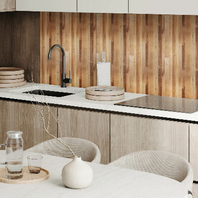 Square tv wall panel Natural wood pattern
