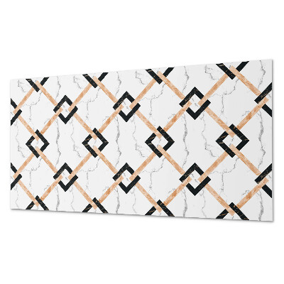 Pvc wall panel Geometric marble patterns