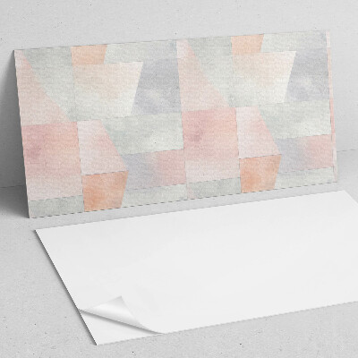 Pvc wall panel Geometry in pastels