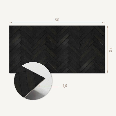 Pvc wall panel Herringbone parquet pattern