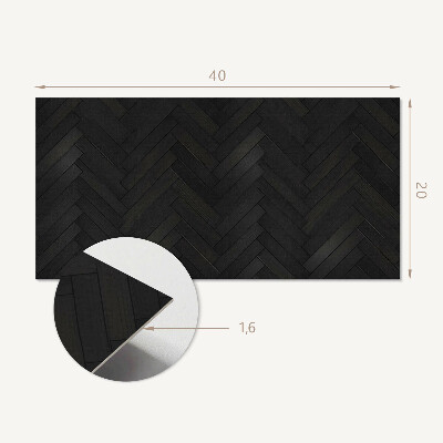 Pvc wall panel Herringbone parquet pattern
